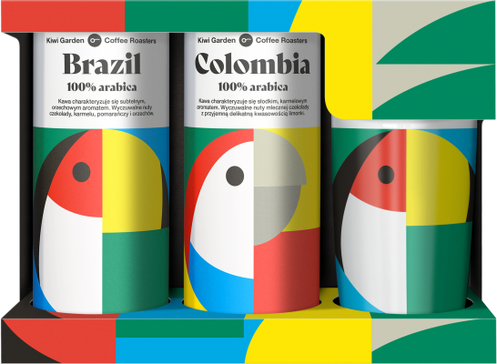 Zestaw prezentowy Brazil, Colombia + Kubek
