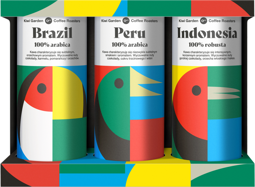 Zestaw prezentowy Brazil, Peru, Indonesia