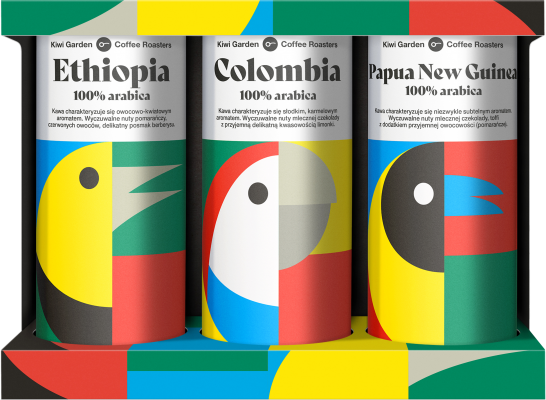 zestaw prezentowy Ethiopia Papua New Guinea Colombia